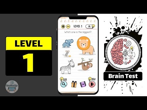 Brain Test Level 1 Walkthrough