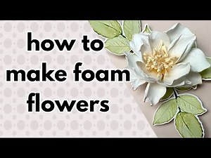 Flower making tutorial - Magnolia