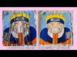 How to PROPERLY weave in ends for Tapestry Crochet | tricky areas, tips and tricks