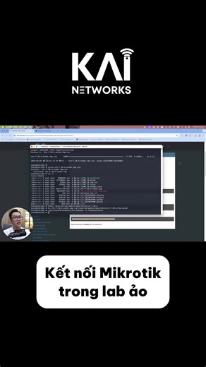 Kết nối vào Mikrotik trong eve/pnet lab. #kainguyen #kainetworks #ccna #ccnp #mikrotik #eve #pnetlab