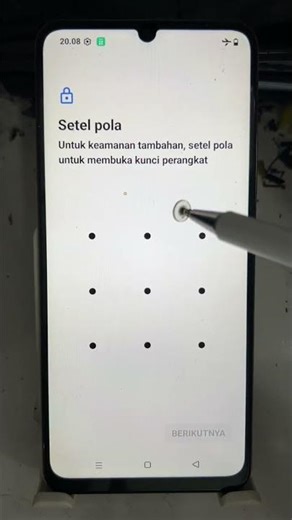 How to create a screen lock pattern for the Realme Note 70 #realmepolarlock #createpattern