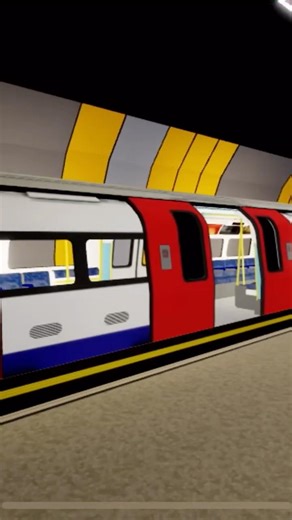 Jubilee Line 1996TS NEW MESH Departing at Charing Cross Roblox DJMN Lines