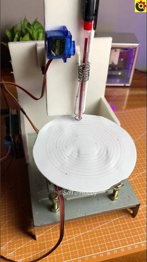 DIY Arduino Circle Drawing CNC Machine #arduino #cncmachine ‪@sritu_hobby‬