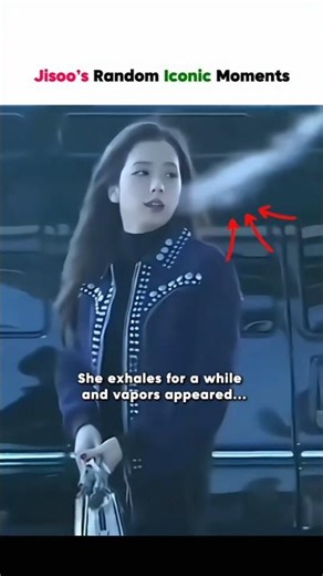 Jisoo: The Human Humidifier? - magic tricks... 🪄🔥