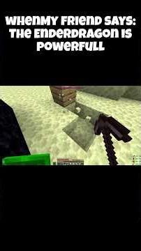 The Ender Dragon Is Very easy 💀 #minecraft