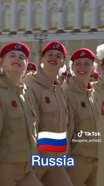 Female Military Parade Comparison from Various Countries