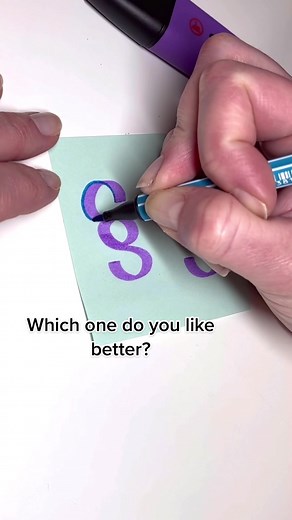 Lettering by Karen on TikTok