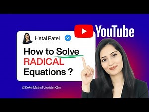 Solving Radical Equations: "From Basic to Advanced” || Step-by-Step Guide to Learn Radical Equations