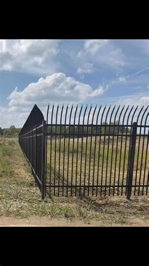 Add security without sacrificing looks with this Ameristar curved top fence | Graves Fence Company | Facebook