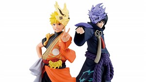 Naruto and Sasuke 20th Anniversary Figures Now Available