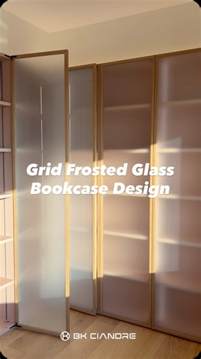 bkciandrewardrobe on Instagram: "BKCIANDRE | Grid Frosted Glass Bookcase Design 🏭Factory direct price 🛳️35-45 days delivery ✅We design We manufacture We install 🔎Flexibility in customization | Competitive price targeting to Italian top brand ❤️DM for your project wardrobe solutions 📍www.bkciandre.com 💌sales03@bkciandre.com ☎️WhatsApp:+86 173 2452 4628 #bkciandre #wardrobe #walkincloset #cloakroom #closet #furniturefactory #italiandesign #homedecor #designi