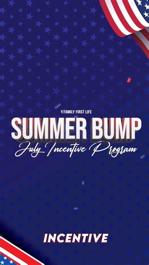14 reactions | Join the Family First Life Summer Bump July Incentive Program now and get ready to be rewarded for your hard work and dedication in safeguarding families! Don’t miss out on this exciting opportunity to take your career to the next level. Contact your admin today for all the details. | Family First Life | Facebook