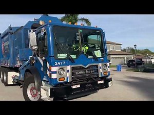 Republic services Python Side load Garbage truck