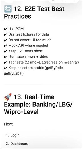 E2E test best practices and realtime example #shorts