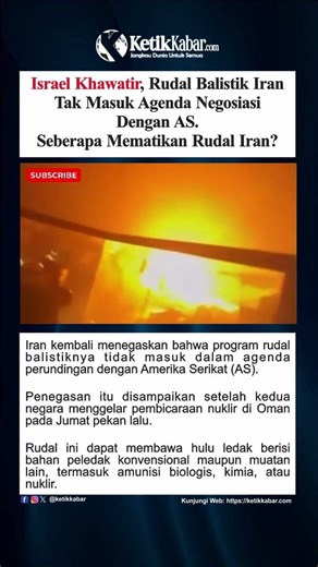 Israel Concerned Iran's Ballistic Missiles Are Not on the Negotiations AgendaWith the US #iran