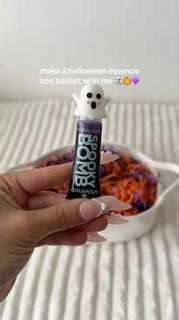 make a halloween essence boo basket with me 🎃💜👻 #boobasket
