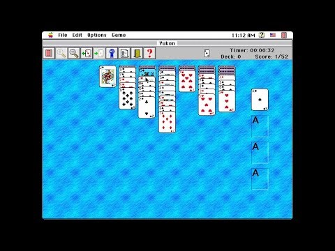 Apple Macintosh Longplay - America's Greatest Solitaire Games - Yukon