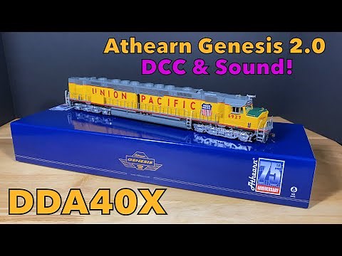 HO Scale Athearn Genesis 2.0 DDA40X DCC and Sound Review