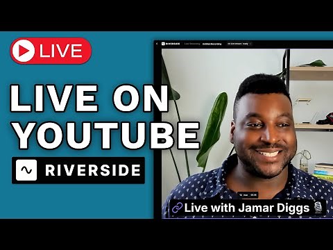 How to Schedule a Live Stream and Go Live on YouTube with Riverside (Beginner Friendly Tutorial)