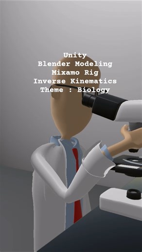 Biology Lab Simulator #unity3d #blender