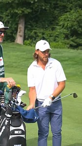 A peek beyond the ropes with leader Tommy Fleetwood at the Travelers Championship 🏌️‍♂️ | Golf on CBS