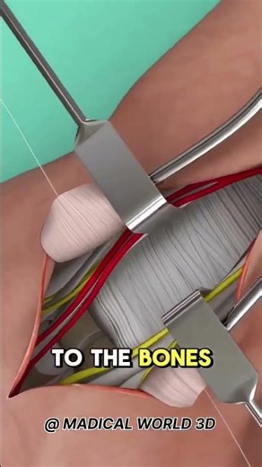 Total Wrist Fusion Surgery #3danimation#Wristfusion#wristsprain