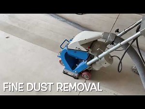 Concrete Dust Removal by Shotblaster