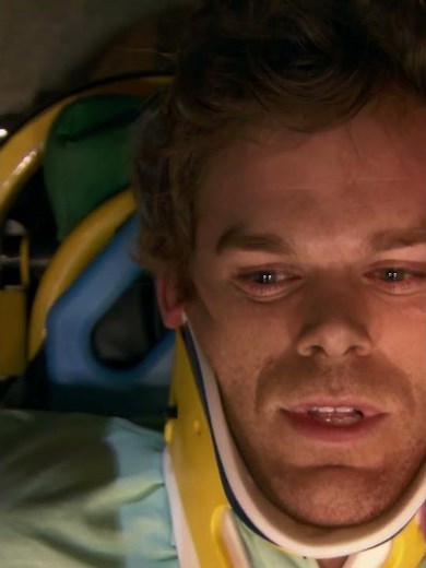 Dexter crashes his car | Dexter Season 4