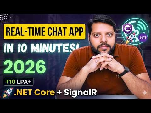 Build Real-Time Chat App in .NET Core 🔥 | SignalR Project Step-by-Step