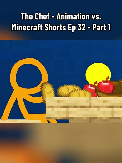 The Chef - Animation vs. Minecraft Shorts Ep 32 - Part 1 #usa #fyp #animation #minecraft #viral