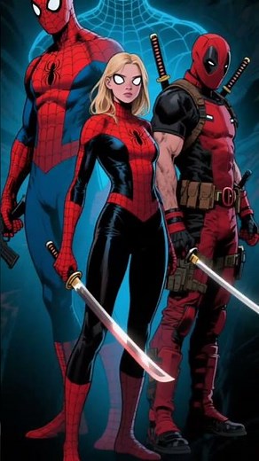 Spiderman and Deadpool's child #shortstory #cinematicadventures #spiderman #viralvideo