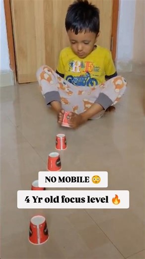 Screen-Free Activity for Kids 👶 | Improve Focus & Coordination at Home | 4 Year Old Learning Game