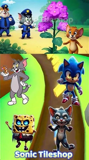 Tom And Jerry 🆚 Sonic Hedgehog 🆚 SpongeBob SquarePants 🆚 Talking Tom - Coffin Dance