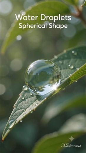 Why Do Water Droplets Stay Round? The Science of Surface Tension! 🤯