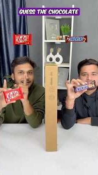 Funny guess my chocolate challenge! Guess my brand #shorts #challenge #viralshorts #funny