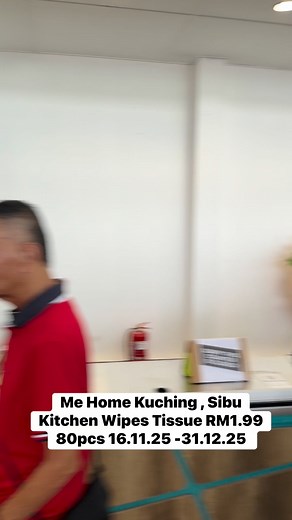 Me Home Kuching , Sibu Kitchen Wipes Tissue RM1.99 80pcs 16.11.25 -31.12.25 | 囉嗦哥 boss loso