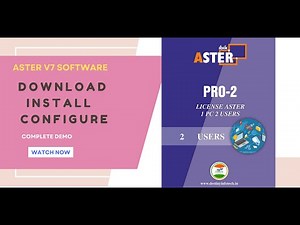 Aster v7 Software Download, Installation, Configuration in Hindi
