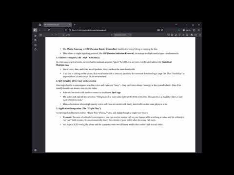 03 Voice Network - Softswitch (Continued)