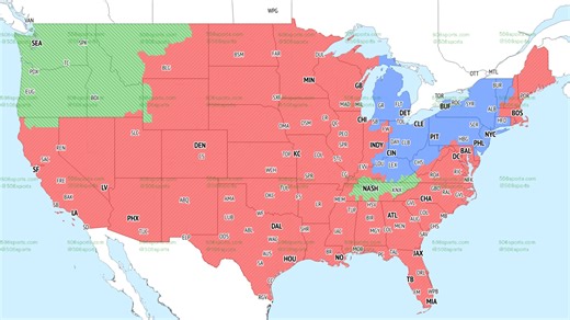NFL Week 12 coverage maps: Which games are Fox, CBS broadcasting?