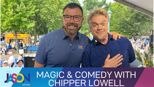 5.7K views · 148 reactions | He's making people laugh and causing their jaws to drop with his blend of comedy and magic. We loved getting to know Comedy Magician Chipper Lowell. Check him out if you visit the State Fair. | The Jason Show | Facebook
