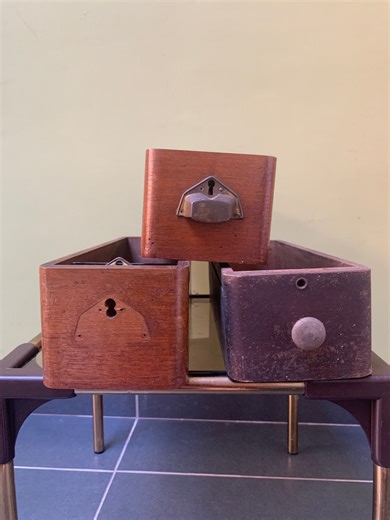 3 Antique Wooden Sewing Machine Drawers - Etsy