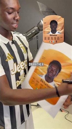 Building his own future #EASPORTFC card 👀🎮 | #football #challenge #shorts