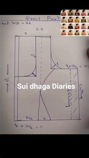 Designer Blouse Neck Drafting ✂️ Full Pattern Making TutorialNew Blouse Neck Design Drafting ✂️