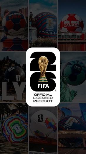 ◼️◼️◼️◼️ The official countdown to FIFA World Cup 26™ is on, and the build-up starts now! Introducing the Officially Licensed Fan Balls of the FIFA World Cup 2026™ - inspired by the host nations and the passion of the world’s game. Authentic. Playable. Unmistakably yours. | Capelli Sport