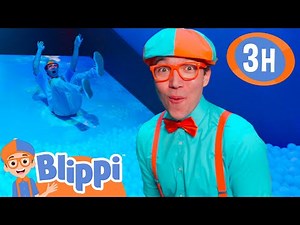 Blippi's Ballpit SUPER Slide! | Blippi and Meekah Best Friend Adventures | Educational Videos
