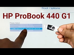 Boot Menu Setting and install windows on HP ProBook 440 G1 Laptop