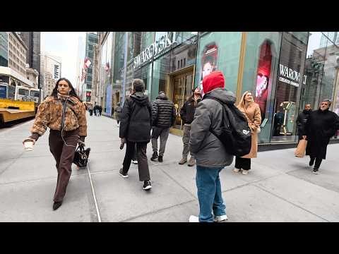 NEW YORK 4K Walk in Midtown Manhattan, NYC - City Walking Tour