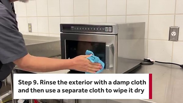 Amana Commercial Microwave Cleaning Instructions