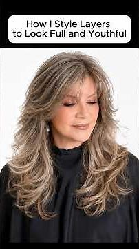 How to Style Layers for Volume & Movement #shorts #layeredhaircut
