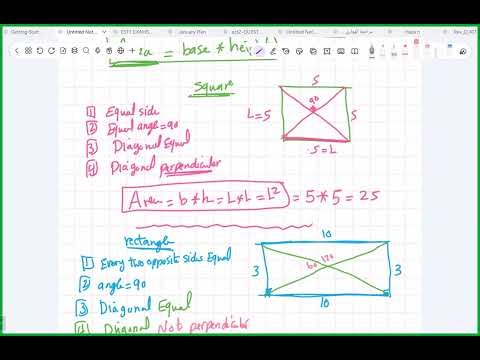 geometry how to find Area ( triangle /square/rectangle/parallelogram /trapezoid) Eng Rabaa Farrag